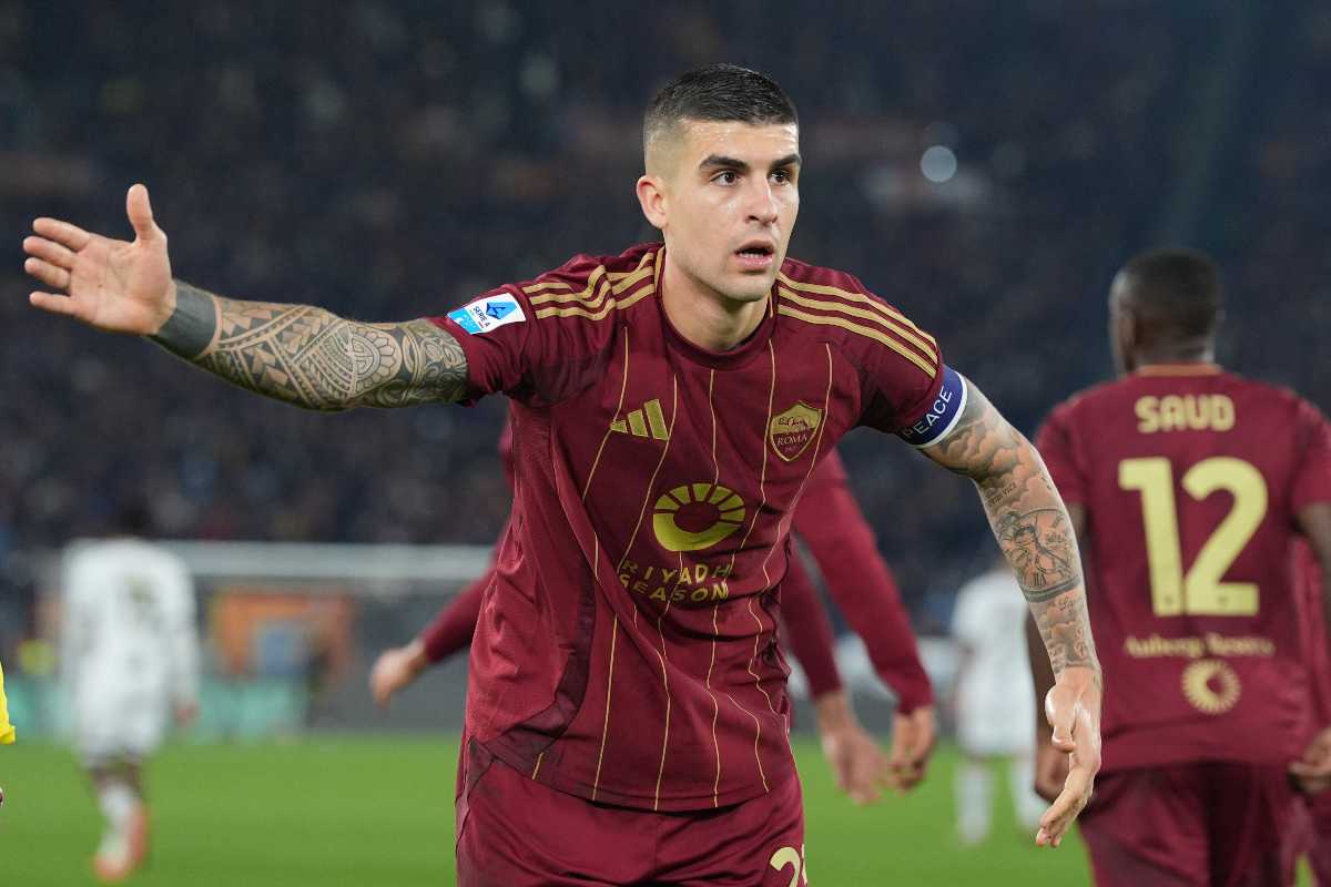 Il difensore della Roma, Gianluca Mancini