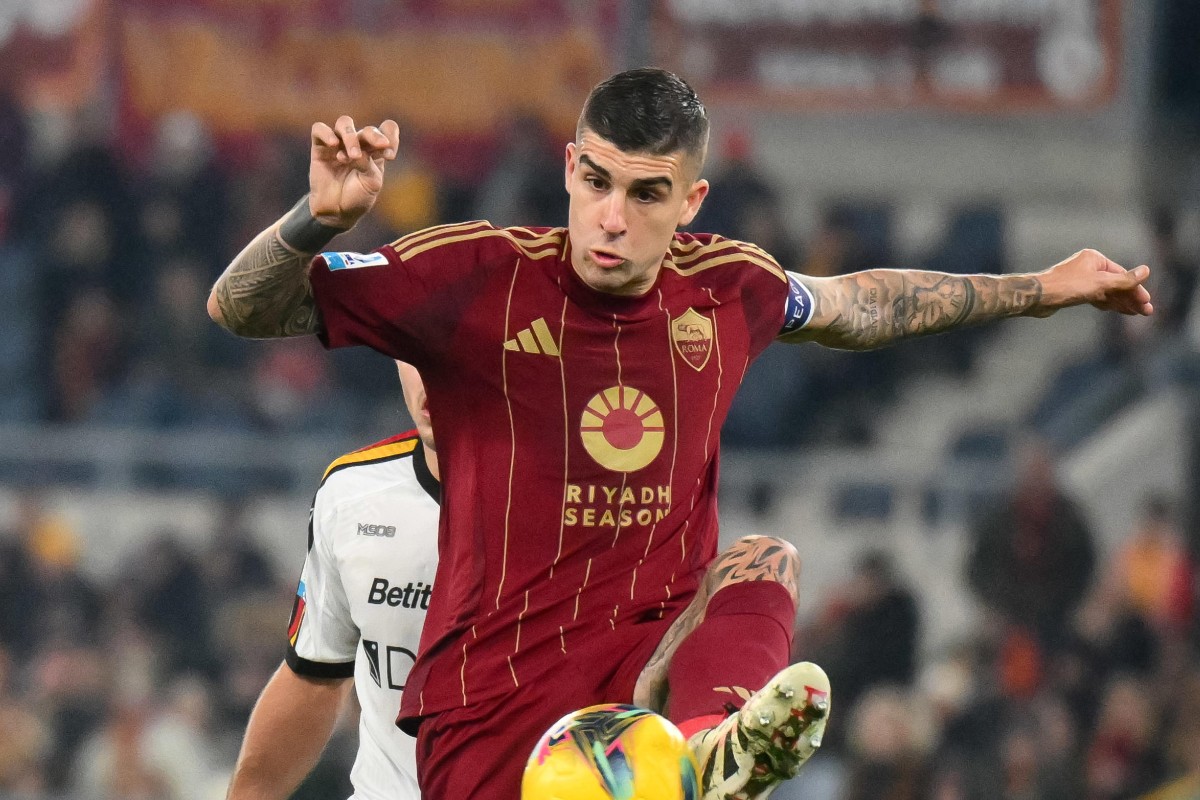 Gianluca Mancini in azione