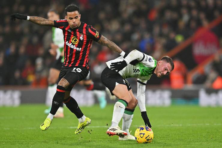 Justin Kluivert in azione