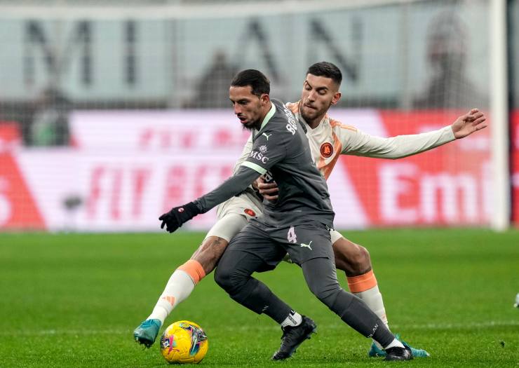 Lorenzo Pellegrini a San Siro