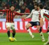 Una fase di Milan Genoa