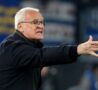 Claudio Ranieri sulla panchina della Roma