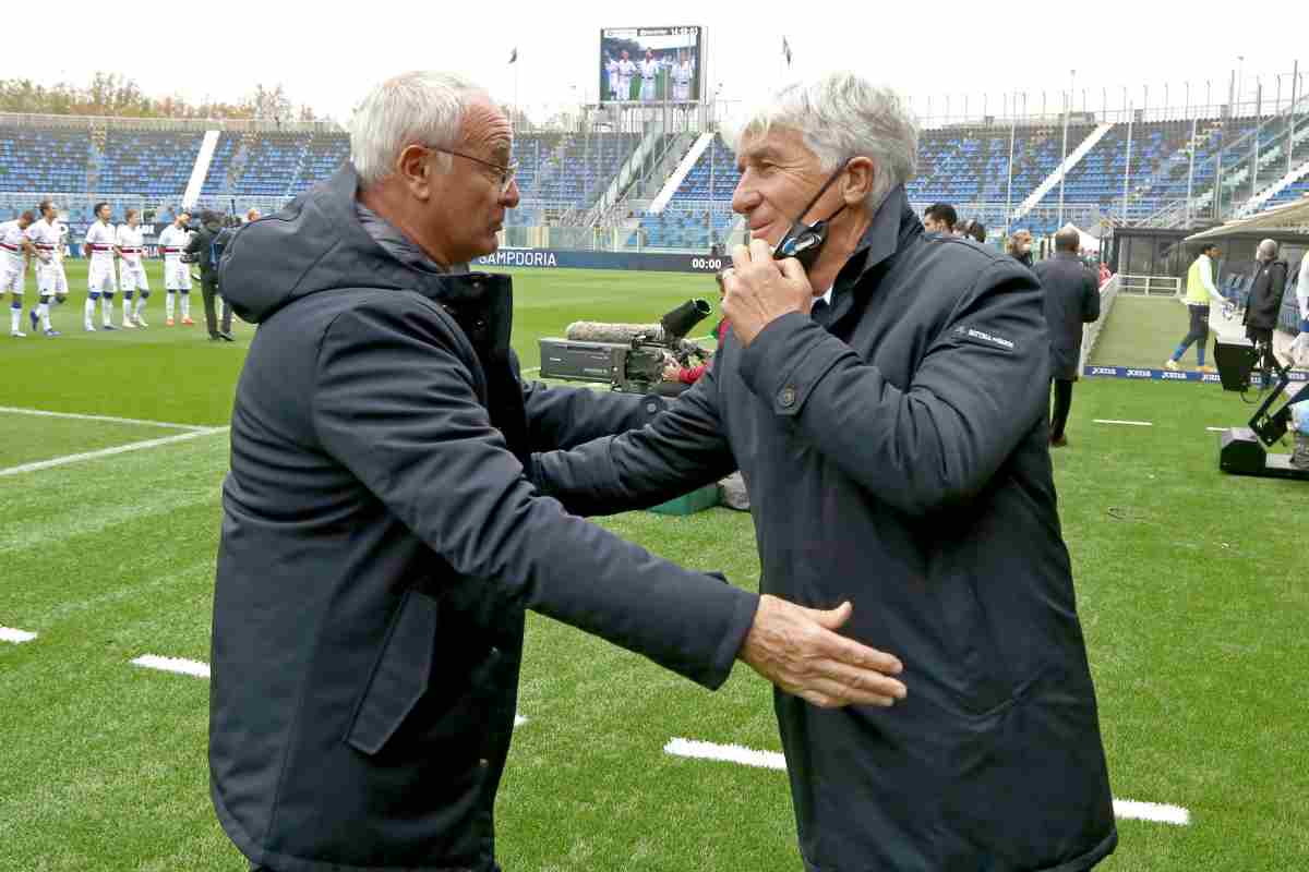 Allenatore Roma Claudio Ranieri Gian Piero Gasperini