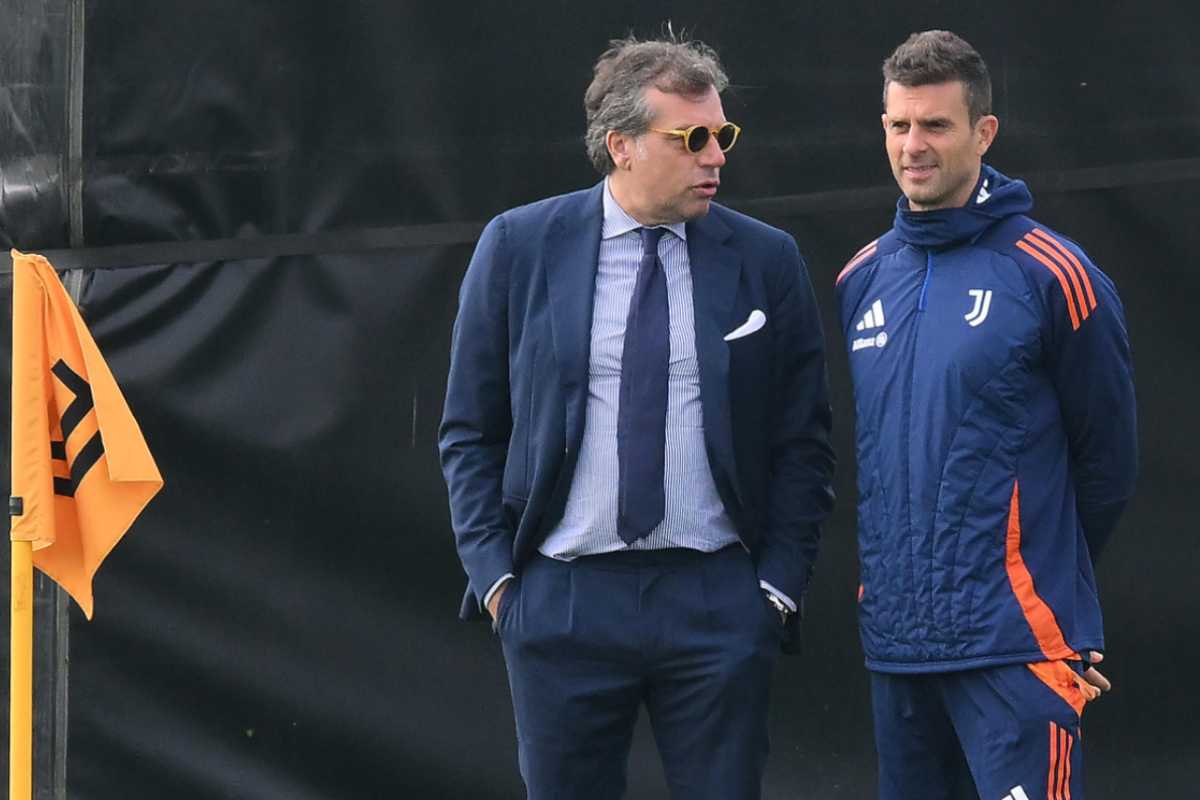 Thiago Motta e Cristiano Giuntoli