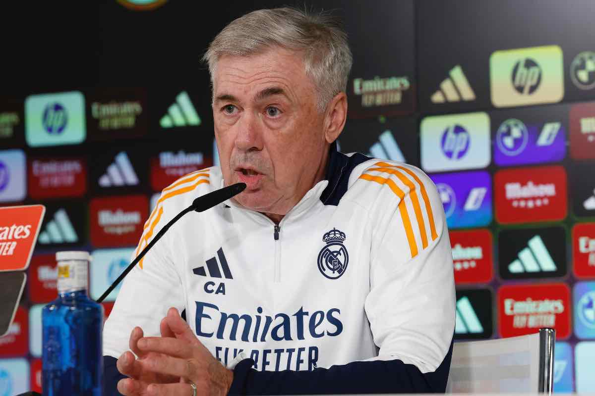 Carlo Ancelotti in conferenza