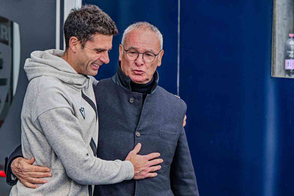 Thiago Motta e Claudio Ranieri