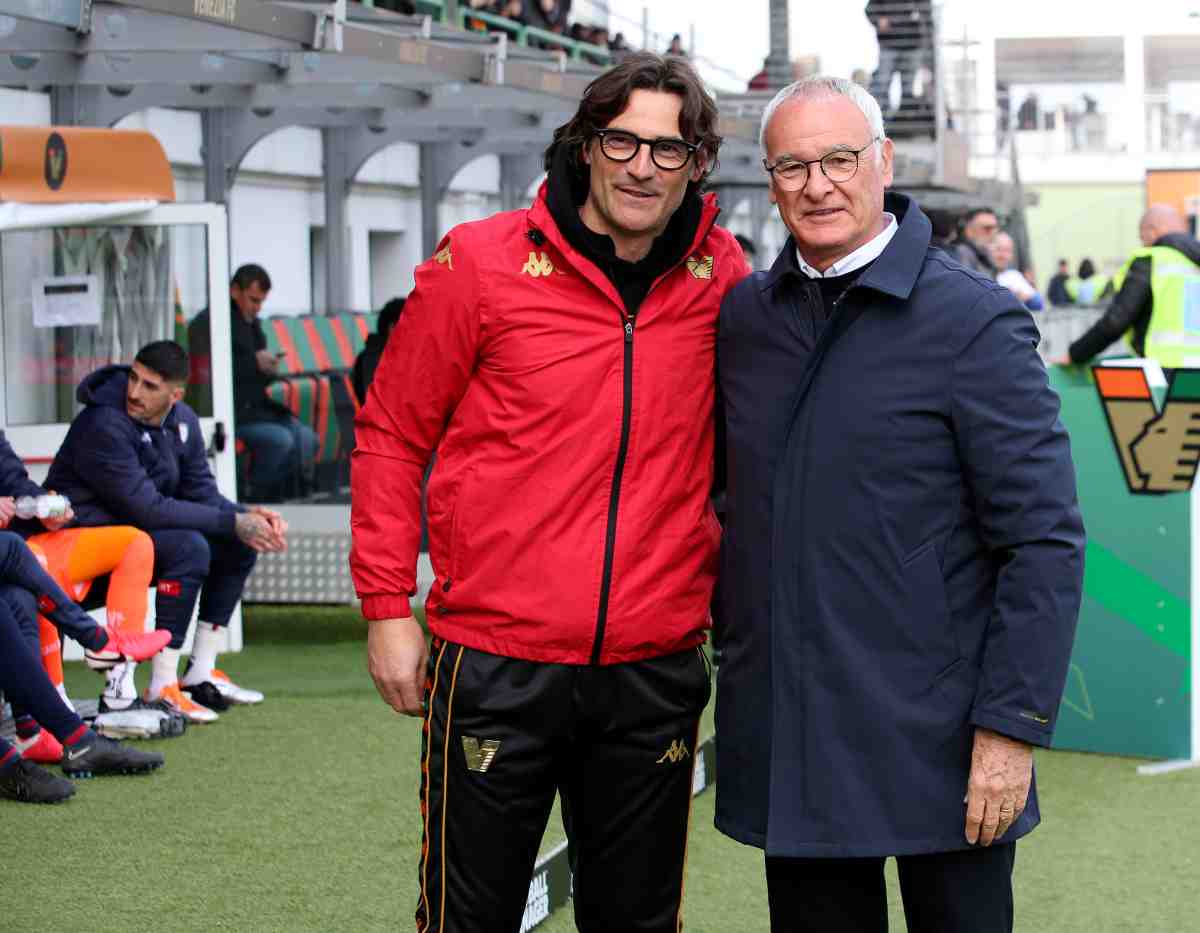 Claudio Ranieri con Vanoli, allora tecnico del Venezia e attuale mister del Torino