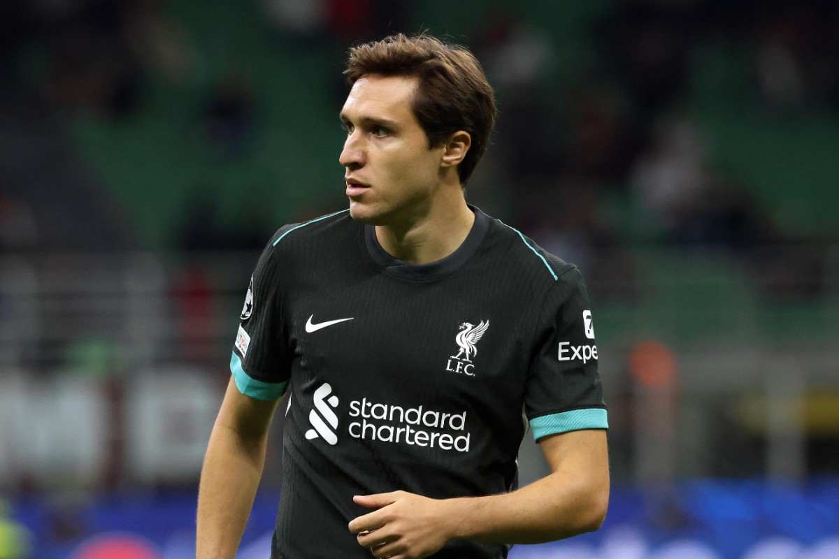 Federico Chiesa in maglia Liverpool