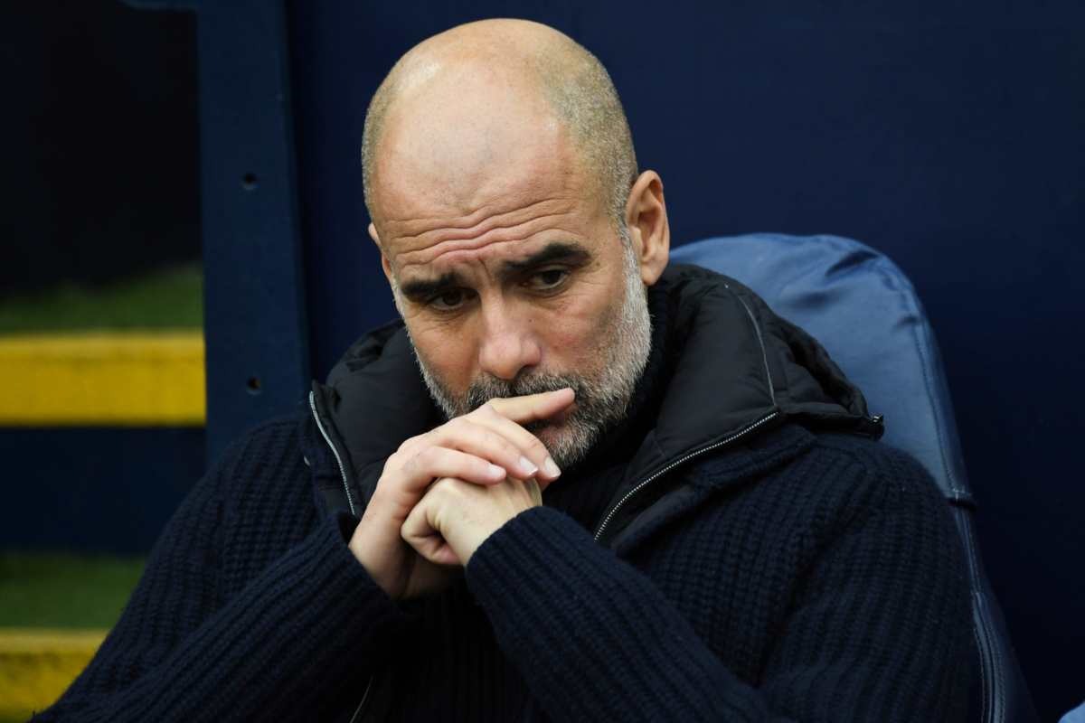 Pep Guardiola preocupato