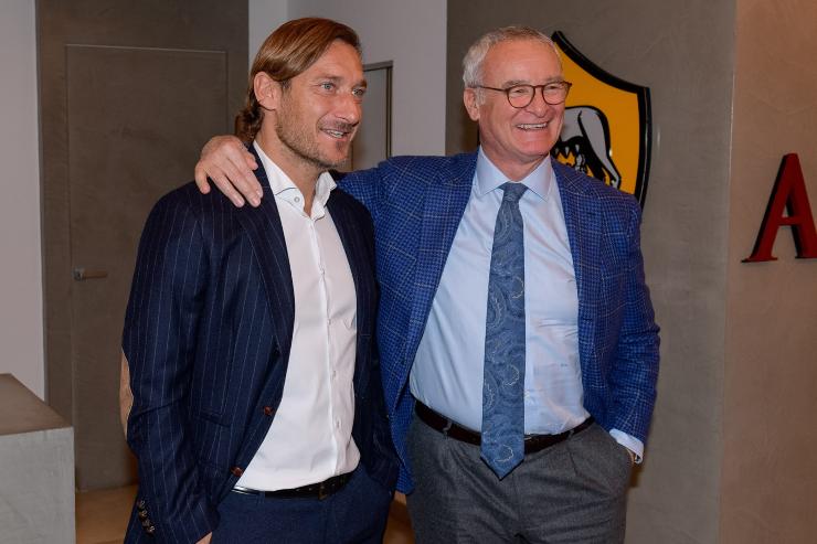 Ranieri e Totti 