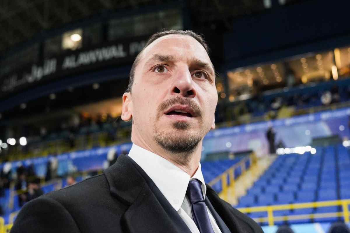 Zlatan Ibrahimovic contrariato