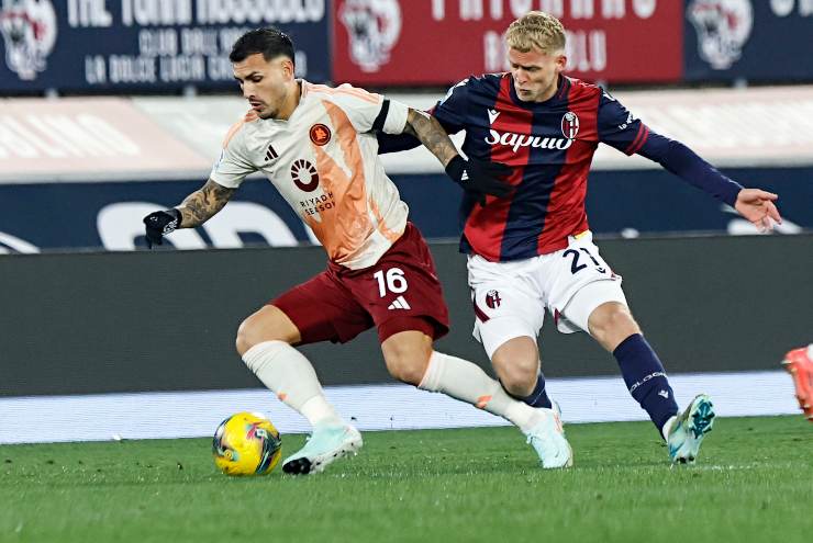 Leandro Paredes contro il Bologna