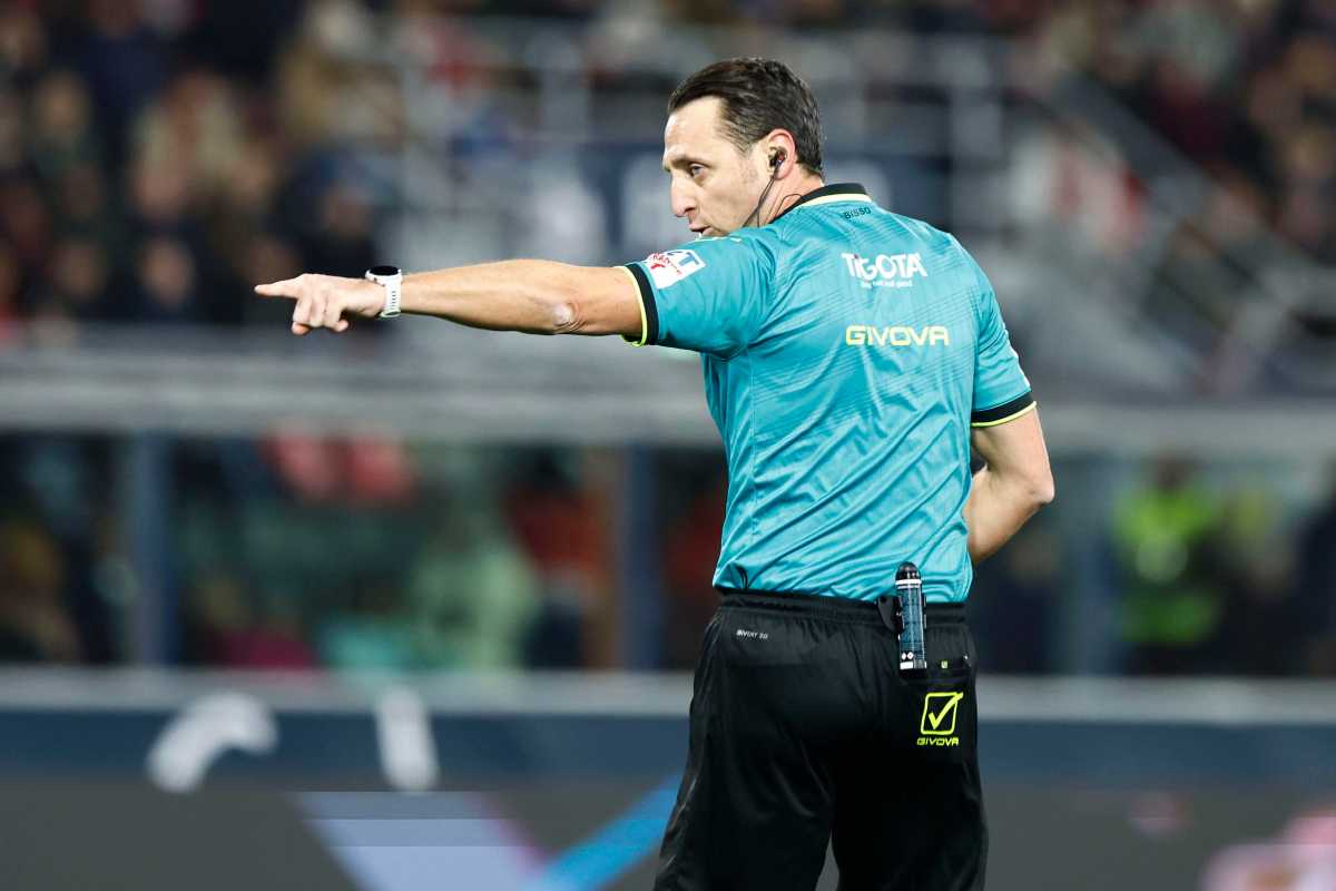 Rosario Abisso, arbitro di Bologna-Roma