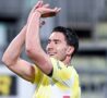 Vlahovic esulta dopo la rete siglata contro il Cagliari